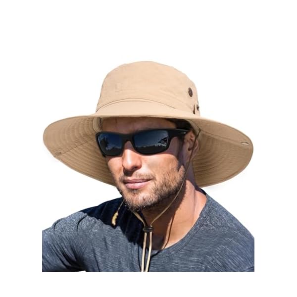 FURTALK Sun Hats for Men Fishing Hat UPF 80+ Foldable Wide Brim Outdoor Hiking Beach Summer Hats