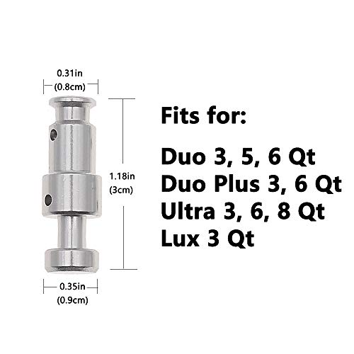 Float Valve Seal For Instant Pot Replacement Parts With 6 Sealer Gasket, Fits Duo 3, 5, 6 Qt, Duo Plus 3, 6 Qt, Ultra 3, 6, 8 Qt, Lux 3 Qt #TOP3