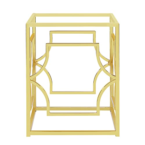 Coaster Home Furnishings Evianna Dining Table Base, Brass #TOP1