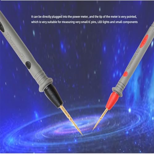 Image of 2PCS Banana Plug to Test Hook Clips Test Leads Copper Soft Cable Wires for Multimeter Electrical Testing 1000V 20A