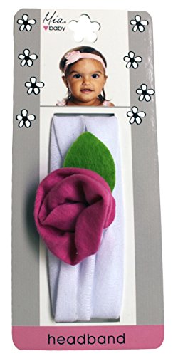 Bandeau fleurs jersey doux Mia, serre-tête tissu extensible pour femme, accessoire cheveux bohème multicolore