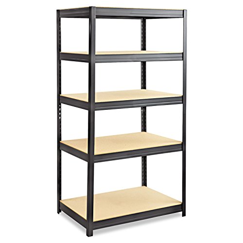 Safco Heavy-Duty Boltless Steel Shelving Unit for Home and Garage, Adjustable Shelves, 850 lb Per Shelf Capacity, 36” x 24” x 72”