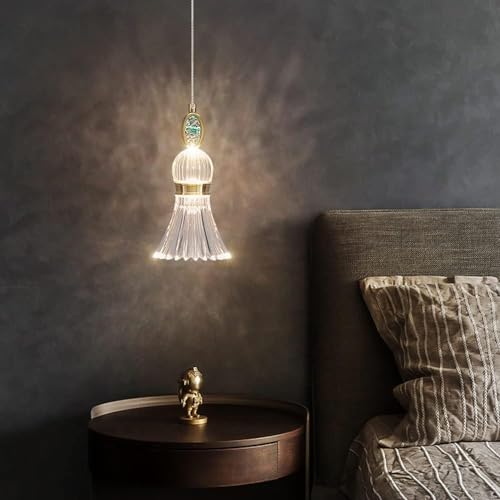Lustre LED en cristal pour table à manger et chambre moderne