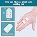 Hoogoo Toe Sleeve Gel S Size, 10 Pcs Breathable Toe Protector, Pinky Toe Cover Sleeves with Holes, Provides Relief from Missing or Ingrown Toenails, Corns, Blisters, Hammer Toes, Reduce Friction