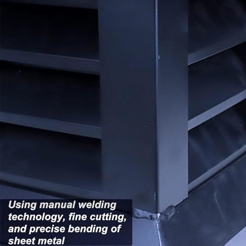 Chimney Cap, Square Aluminum Alloy Fireplace Cover with Rainproof Tapered Top for Outside Flue, Fits Existing Flue Tile, 40x40cm
