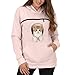 Cat Pouch Hoodie Zipper Oversized Drawstring Sweatshirts Kitten Dog Pet Carrier Pocket Cozy Fashion Tops Clothes