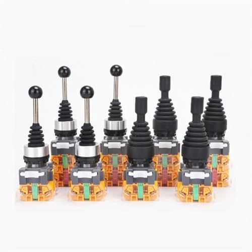 Joystick de commande 22mm HND-PA12 monolever 4 positions momentané haute précision