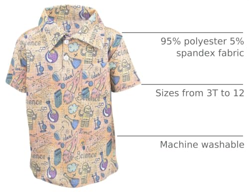 Image of Unique Baby Moisture Wicking Kids Polo Shirts for Toddler Boys Polo Shirt