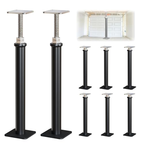 Image of 8-Pack House Floor Jacks for Leveling, 16.5 inch to 20.5 inch Adjustable Height Range House Jacks for Leveling, Floor Leveling Support, Screw Jack Post for Home Leveling, Basement, Porches, Roof Beams