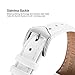WFEAGL Compatible with Leather Apple Watch Band 41mm 40mm 38mm 42mm(series 11 10) Women, Top Grain Leather Strap Slim & Thin Replacement Wristband for iWatch Bands SE 3 2 1, Series 11 10 9 8 7 6 5 4 3 2 1