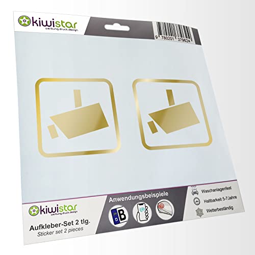 - 2 x Number Plate Stickers - Surveillance Camera - Security Cam Sticker for Car, Laptop, Bicycle, Truck, Motorcycle Multicoloured JDM Decal Racing