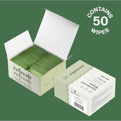 Dew Well - Refresh Deodorant Wipes - A Fresh Start When You’re On the Go - Aluminum, Paraben, and Sulfate Free - Cucumber Scent - 50 Individually Wrapped Wipes by Dew Well - Used condition - Image 6