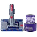 Odashen Brosse �lectrique double rouleau pour aspirateur Dyson V7 V8 V10 V11 et filtre HEPA lavable pour aspirateur Dyson V11