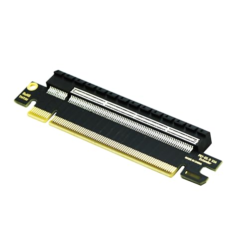 Sintech PCIe 16x Riser Card,PCI-e Express 5.0 X16 Male to Female Extension Card for 2U Server Case GPU Graphics Card - Thumbnail 3