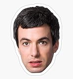 Nathan Fielder - Sticker Graphic - Auto, Wall, Laptop, Cell, Truck Sticker for Windows, Cars, Trucks