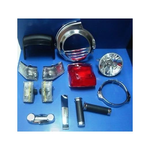 Kit de restauración, recambios de accesorios cromados para Vespa PX PE 125 150 200 Arcobaleno