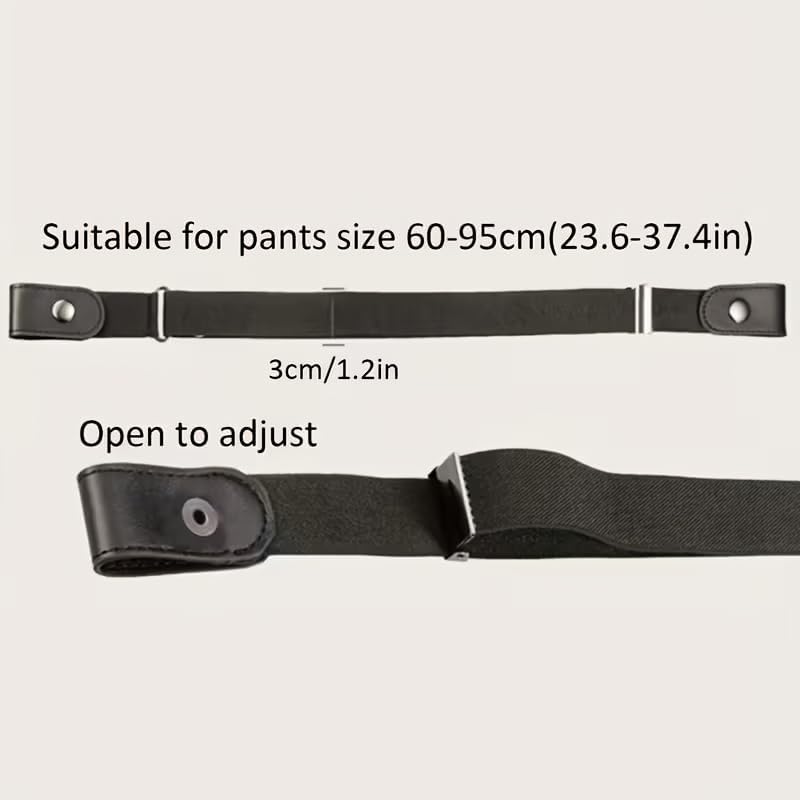 Buckle-Free Elastic Pants Belt,Adjustable Invisible Waist Belt for Jeans and Casual Pantssports-fan-belts
