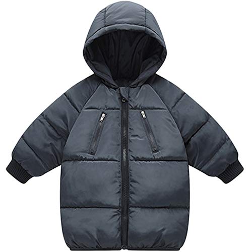 LANBAOSI Kids Winter Coats with Hooded Light Puffer Coat Warm Padded Jacket for Baby Boys Girls Toddler