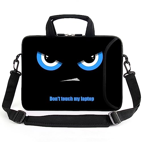 ARIYIDA 15' laptop sleeve laptop bag chromebook case adjustable shoulder strap with handle accessory pocket for men women (RYD-15-1)