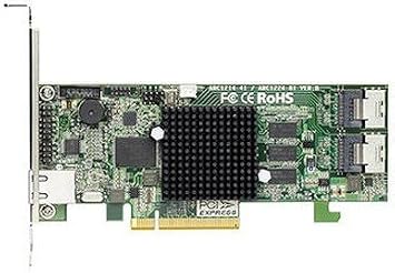 Areca ARC-1224-8i Areca 8-Ports PCI-E 2.0 x8 6GB/s SATA RAID Controller Low Profile / 1GB ECC