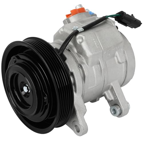 Image of SCITOO AC Compressor fit for Chrysler Aspen 4.7L 2008-2009 | Fast Cooling, Ultra Low Noise (≤72 dB)Air Conditioner Compressor with Clutch, Easy Installation, 55111438AB