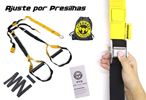 BE STRONGER Suspensão, Fita de Treinamento Adulto Unissex, Amarelo (Yellow), 2 m