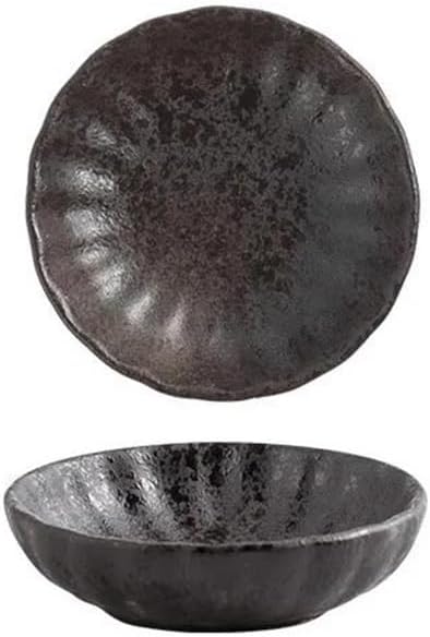 Bowl for Sauce Ceramic Seasoning Plate Hotel Restaurant Hot Pot Retro Sauce Dish Flavor Kitchen Supplies