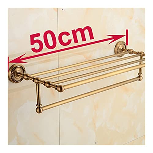 Porte-serviette d'angle en laiton massif pour optimiser les petites salles de bain - 7
