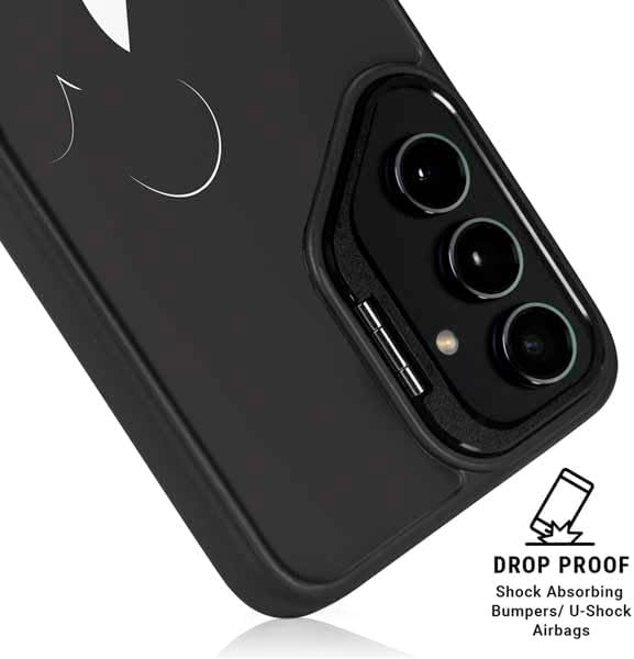 Skinit Kickstand Phone Case Compatible with Galaxy S25 Ultra - Officially Licensed Disney Mickey Mouse Black and White Design