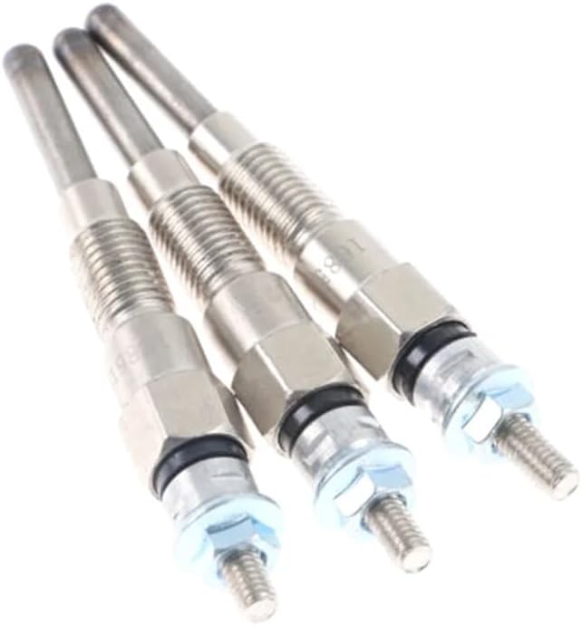 Heater Plug 16851-65512 16851-65510 Compatible With Tractor B21 B1700D B1700E 3PCS Engine Heater Glow Plugs 8Mm