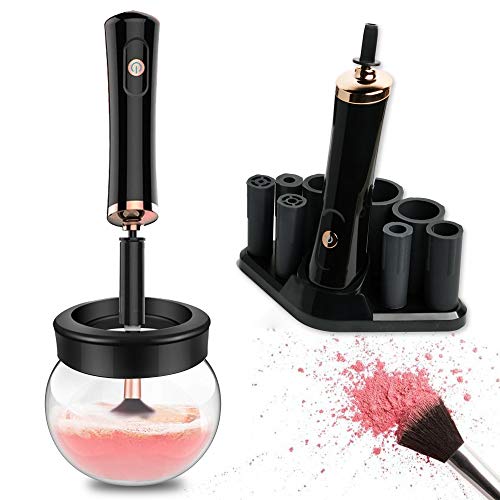 Chillyfar Makeup Brush Cleaner and Dryer Machine Electric Automatic Brushes Cleanning Tool Suitable for Most Brushes Fast & Effortless