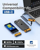 Wärmebildkamera für iPhone und Android Thermal Master P1 Infrarotkamera X³ IR Auflösung 320x240, -20℃-600℃ HVAC Inspektion 15x Zoom, Orange – Ansicht 7