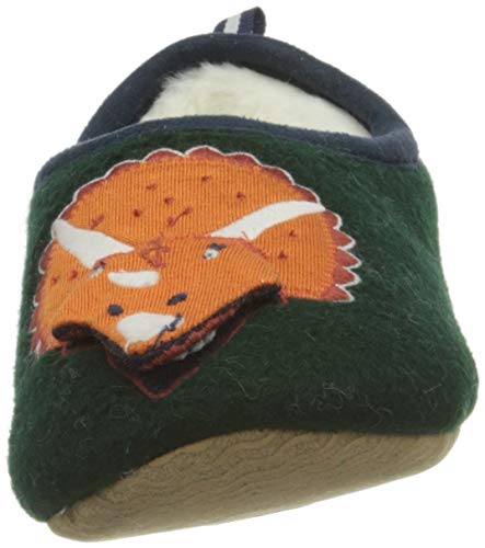 Joules Boy's Mule Slippers, Green Dino #TOP1