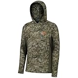 BASSDASH Men's UPF 50+ Lightweight Hunting Camo Hoodie Quick Dry Performance Long Sleeve Fishing Shirt with Hood FS30M