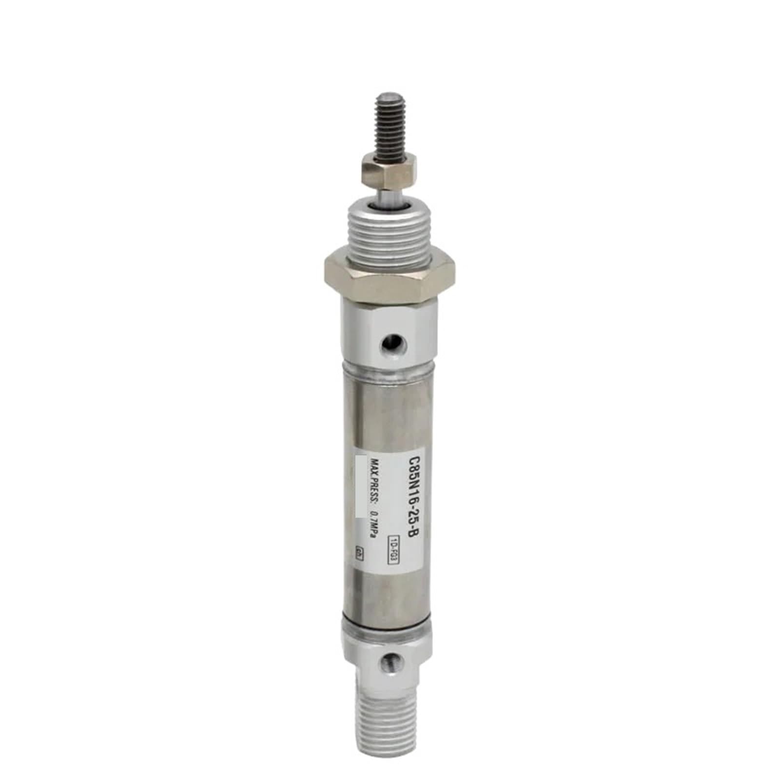 Vérin pneumatique C85N25 double effet à mini tige pour automatisme
