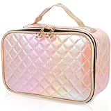 healvian 多機能防水菱格収納バッグ 大容量キュービック形状 ダブルジッパー式 電子アクセサリー データライン整理用 携帯便利 学校や旅行に