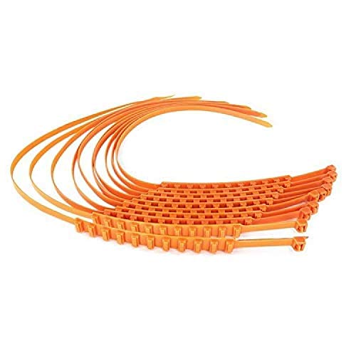 Cadenas de Nieve para Coche, Cadenas de Nieve para Coche, 10 Piezas, Cadenas de Nieve para neumáticos Anchos y Gruesos, Juego de Cadenas de Emergencia para neumáticos, Accesorios, Cadenas de