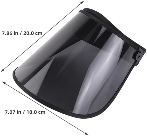 2Pcs Black Plastic Sun Visor Caps for Women Uv Protection Sunshade Hats Outdoor Travel Beach Hiking Fishing Summer Visor Hat with Breathable Open Top