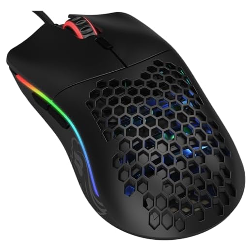 Glorious PC Gaming Race Model O GO-BLACK Spelmus, Svart