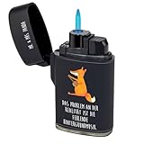 Sänger Füchse Sturmfeuerzeug nachfüllbar Geschenk Musiker Sturmfeuerzeug Lagerfeuer Musik Spruch Gasfeuerzeug Gitarre Sängerin trällern Musiker glücklich singen Fuchs Feuerzeuge Musik Geschenk Musikerin Luxus Feuerzeug Feuerzeug optimistisch