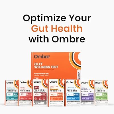 Ombre Metabolic Booster Probiotic - Supports Metabolism, Healthy Weight Management & Digestion - Energy & Gut Health Supplement for Women and Men - 10 Billion CFU, Prebiotic Fiber, Vegan, 30 Servings
