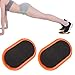Fitness Sliding Disc, 2Pcs Workout Sliding Disc Disks Exercise Core Sliders Slide Mat Sports Abdominal Muscle Fitness Equipment (Yellow)
