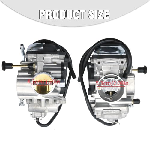SYOWADA 4XE-14140-00-00 Carburetor Kit, Replacement for Yamaha Bear Tracker 250 YFM250 YFM250X 1999-2004, Replaces 4XE-14140-10-00 4XE-14140-11-00 4XE-14140-12-00 - Thumbnail 4