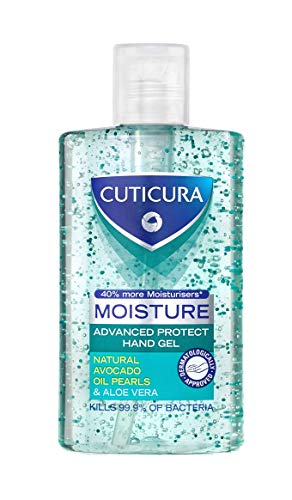 Cuticura Moisture Advanced Protect Anti Bacterial Hand Gel, 250 ml, Pack of 4 [PACKAGING MAY VARY]