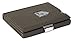 Exentri Trifold Wallet - Grey Structure | Premium Leather with Stainless Steel Locking Clip | Stylish, Sophisticated, Compact