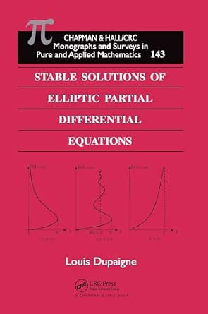 Stable Solutions of Elliptic Partial Differential Equations book cover