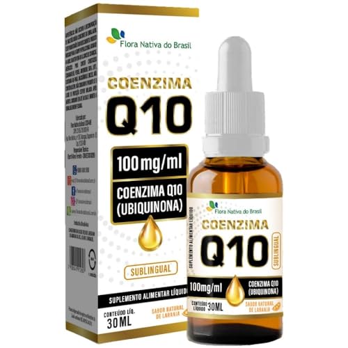 Coenzima Q10 Sublingual em gotas 30ml - Flora Nativa (Laranja)