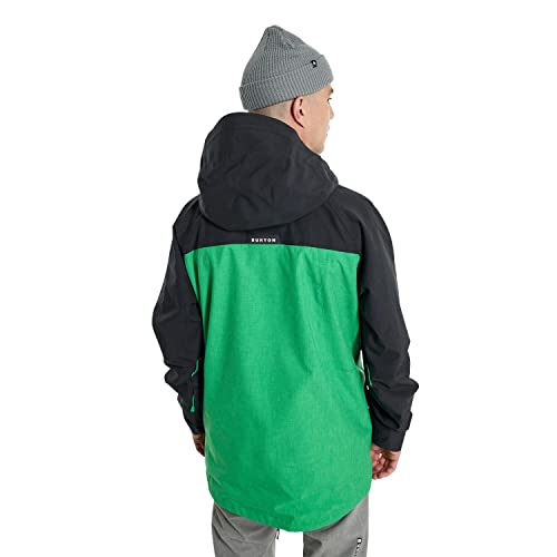 Foto von Burton Herren Lodgepole Snowboardjacke, True Black/Clover Green, L EU