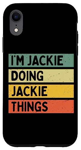 I'm Jackie Doing Jackie Things �ʔ������� �X�}�z�P�[�X iPhone XR �p