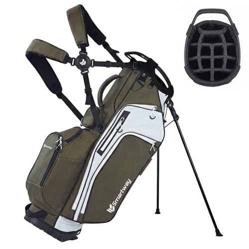 Smartway Olive Green 14 Way Stand Bag